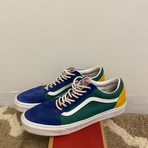 Multi-colored vans size 11